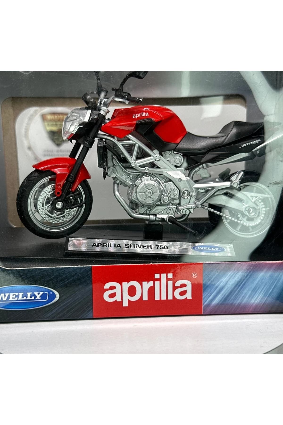 Aprilia Shiver 750 1:18 Diecast Maket Motor – Metal Model Motosiklet — fotoğraf 8