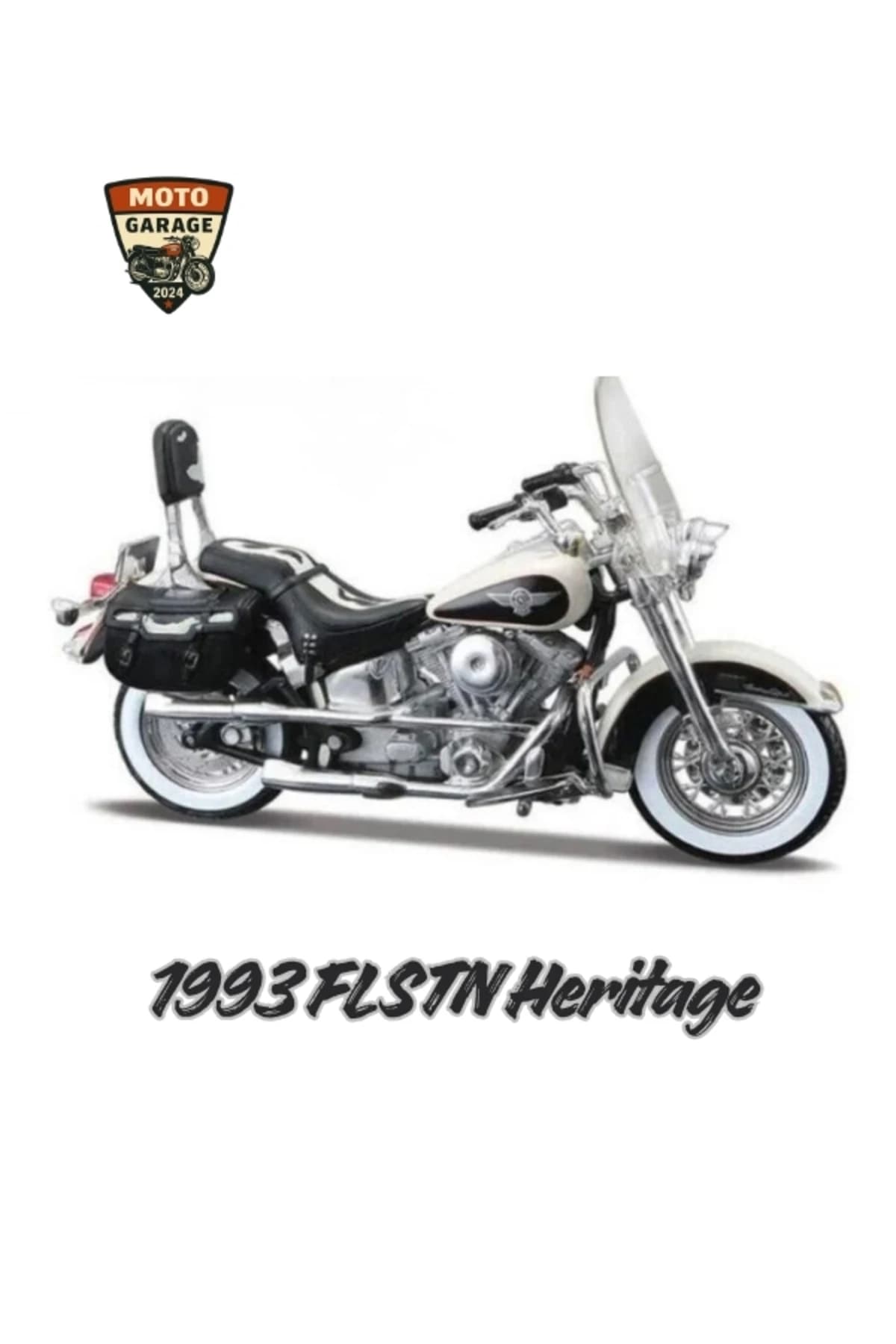 1:18 Harley-Davidson 90'lar Klasikleri İkili Set - 1997 FXDL Dyna & 1993 FLSTN Heritage — fotoğraf 3