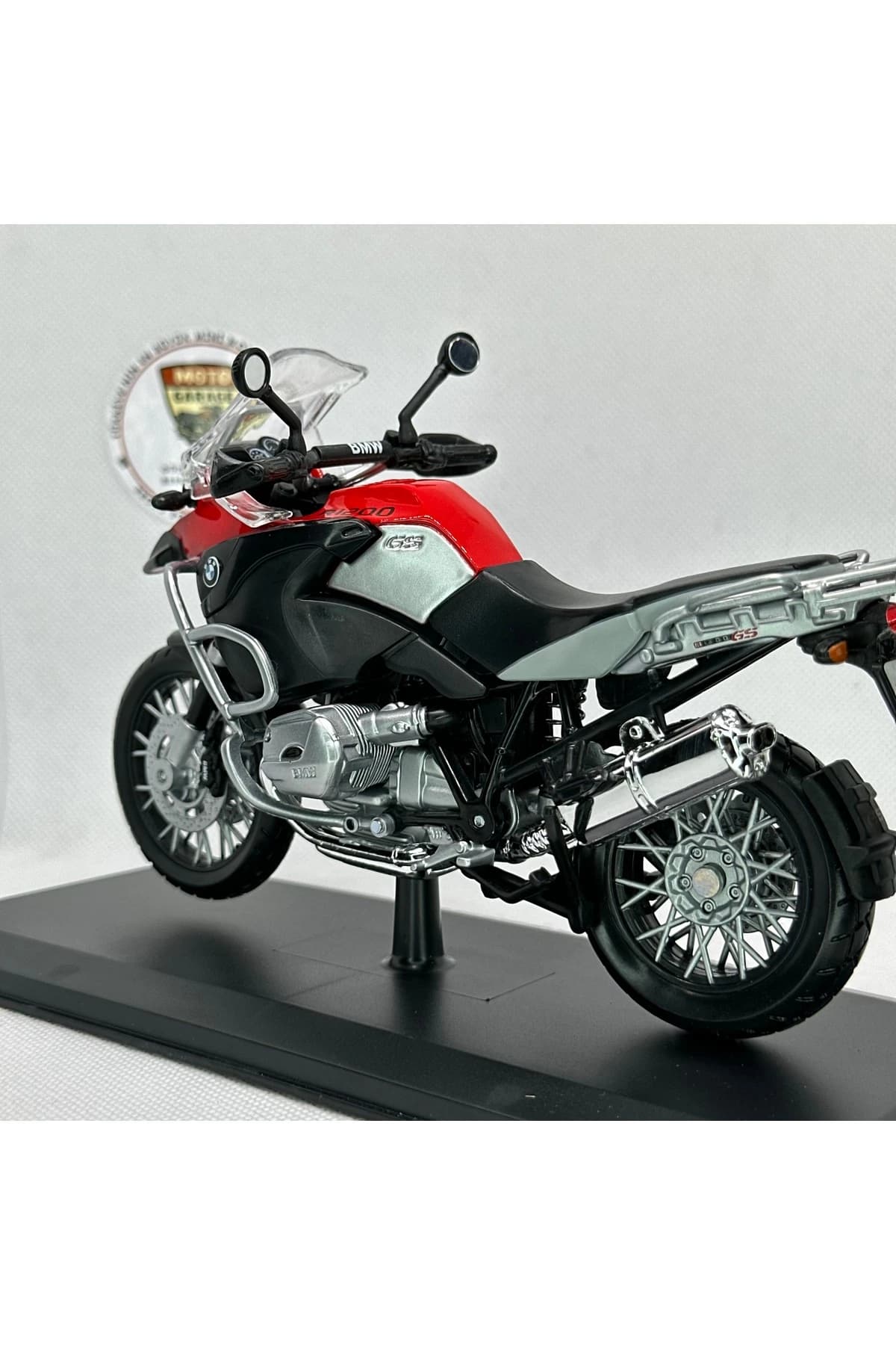 BMW R1200 GS 1:12 Diecast Maket Motor – Metal Model Motosiklet — fotoğraf 4