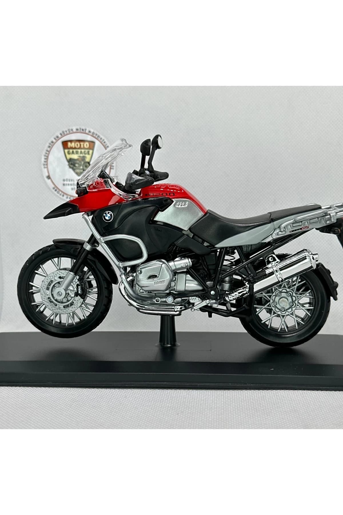BMW R1200 GS 1:12 Diecast Maket Motor – Metal Model Motosiklet — fotoğraf 5