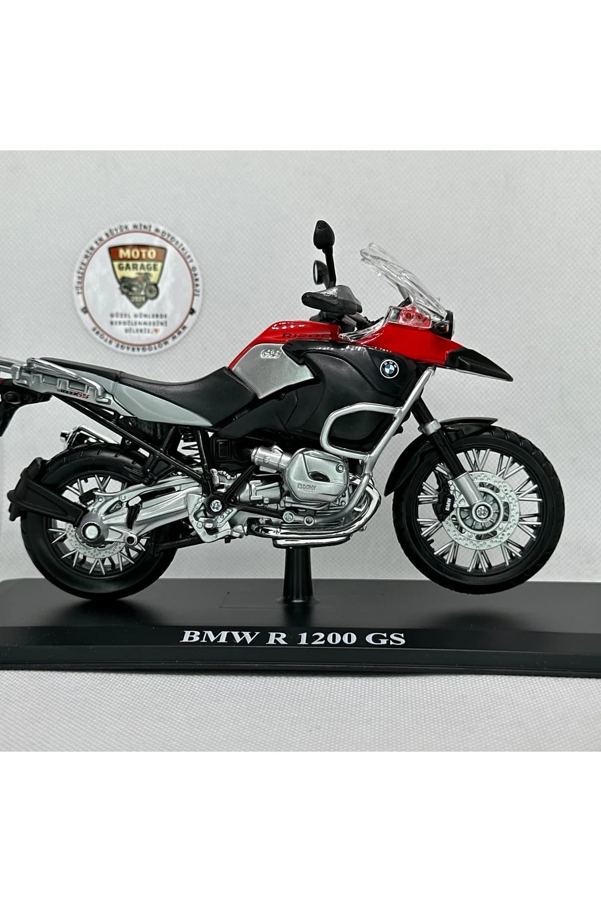 BMW R1200 GS 1:12 Diecast Maket Motor – Metal Model Motosiklet — fotoğraf 2