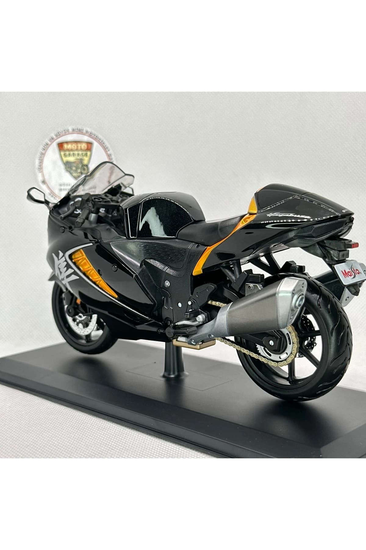 Suzuki Hayabusa 2022 1:12 Stantsız Diecast Maket Motor — fotoğraf 4