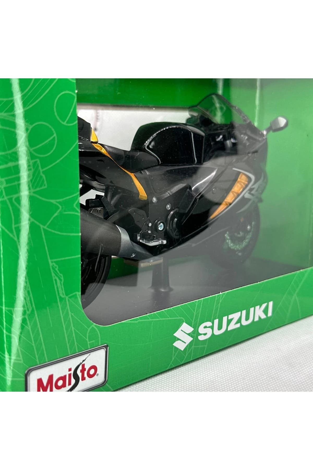 Suzuki Hayabusa 2022 1:12 Stantsız Diecast Maket Motor — fotoğraf 8