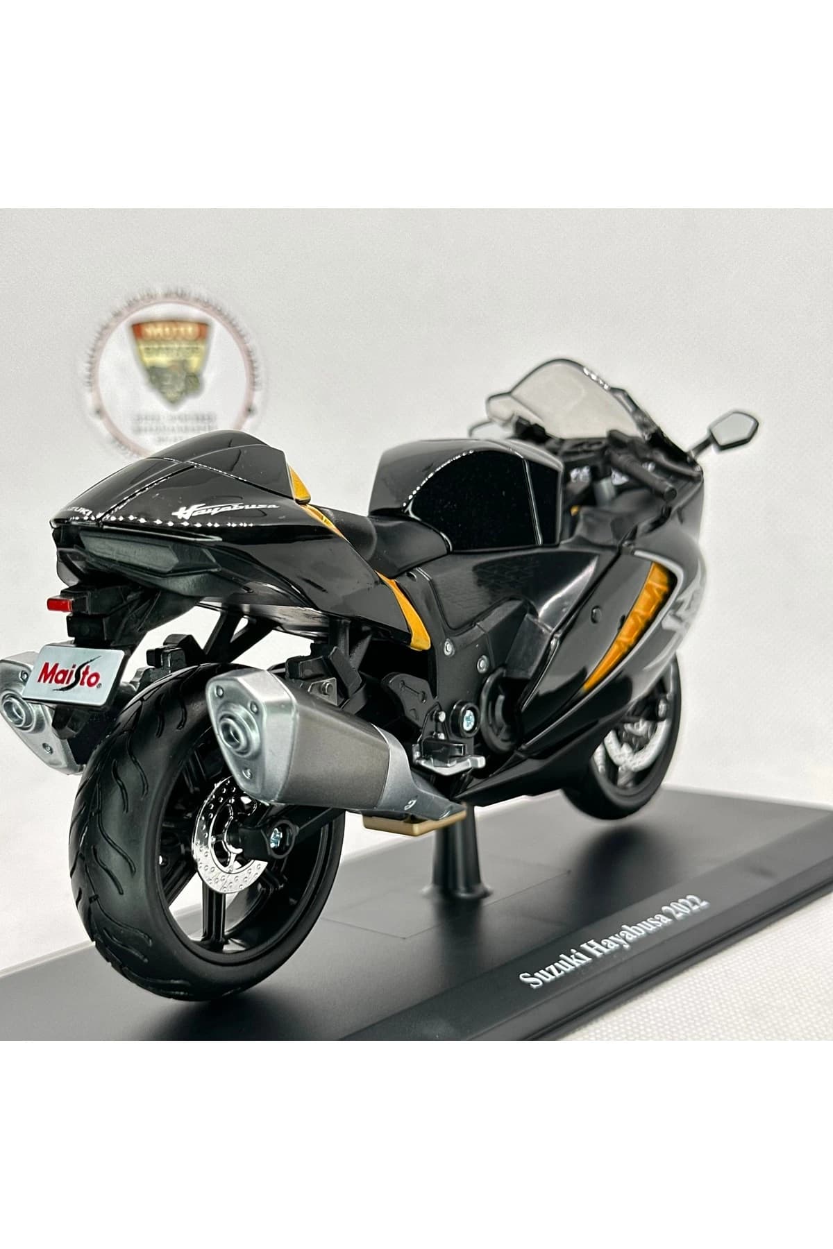 Suzuki Hayabusa 2022 1:12 Stantsız Diecast Maket Motor — fotoğraf 3