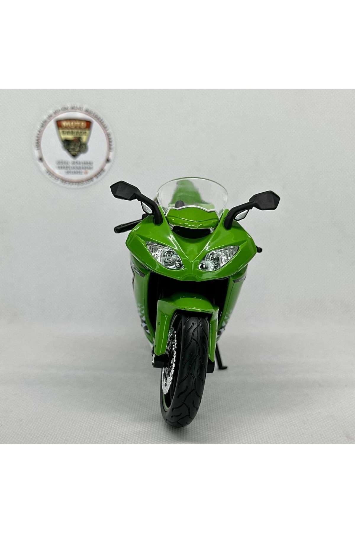 Kawasaki Ninja ZX-10R 1:12 Diecast Maket Motor – Lisanslı Metal Model Motosiklet — fotoğraf 7