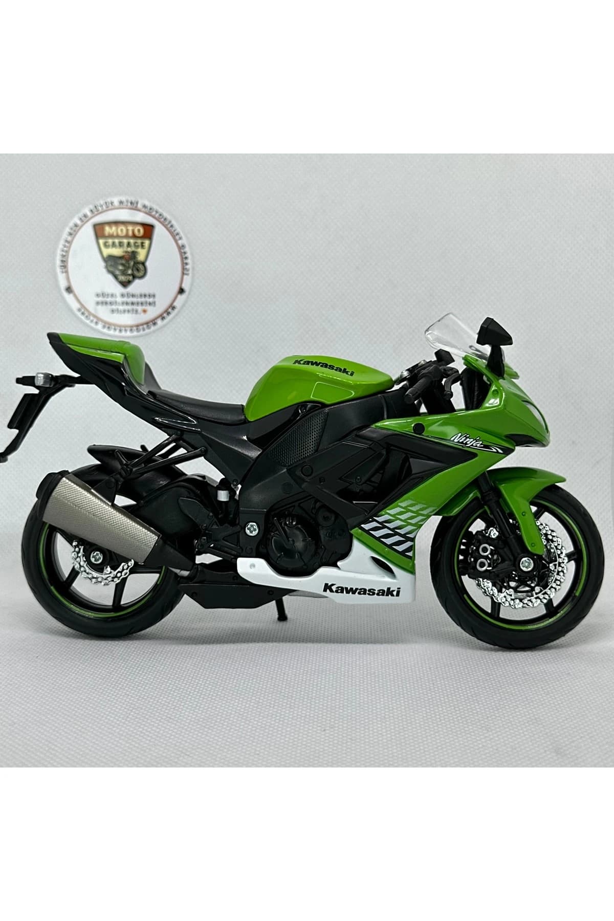 Kawasaki Ninja ZX-10R 1:12 Diecast Maket Motor – Lisanslı Metal Model Motosiklet — fotoğraf 2
